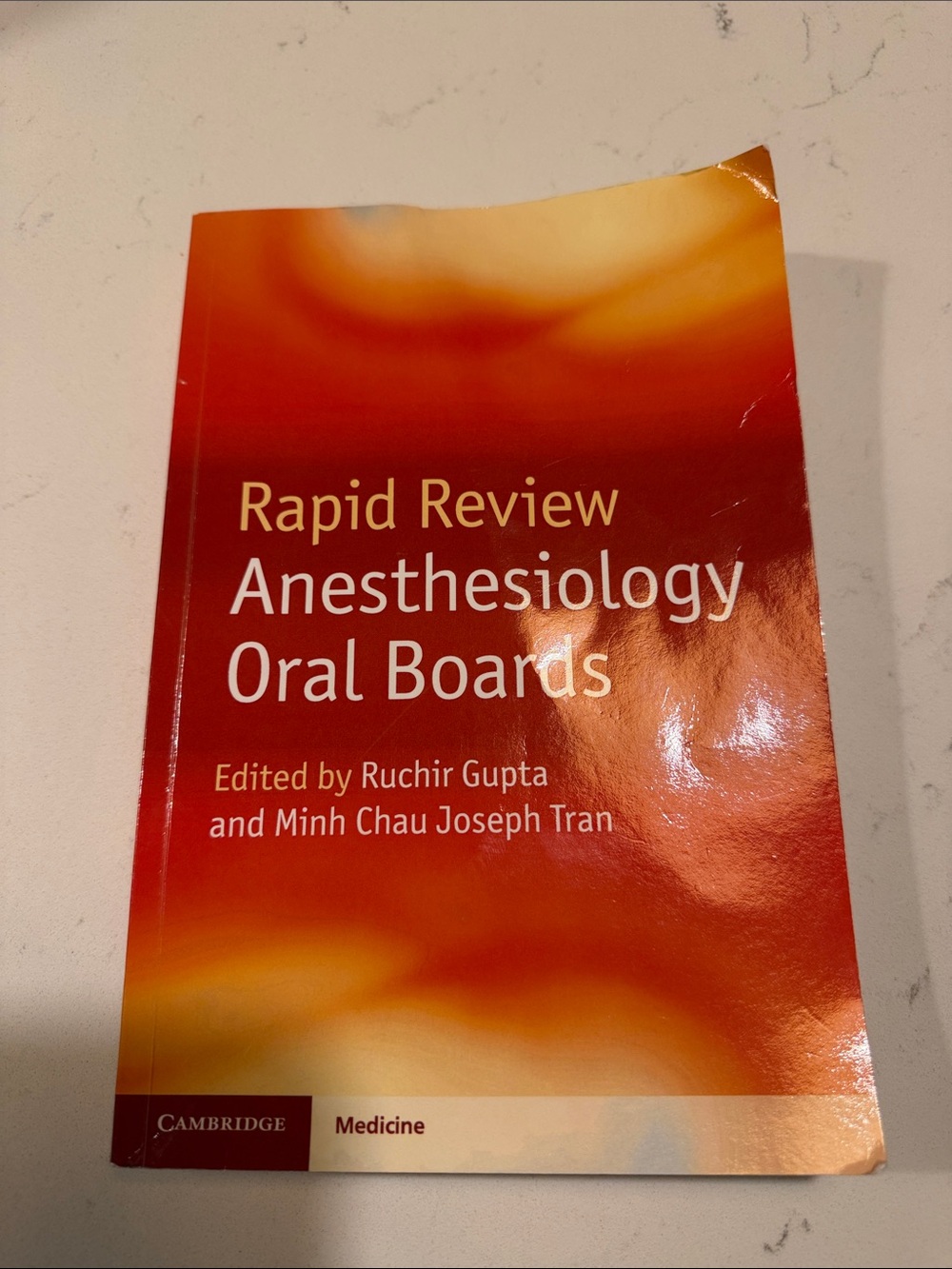 Rapid Review Anesthesiology Oral Boards Book - Red Orange